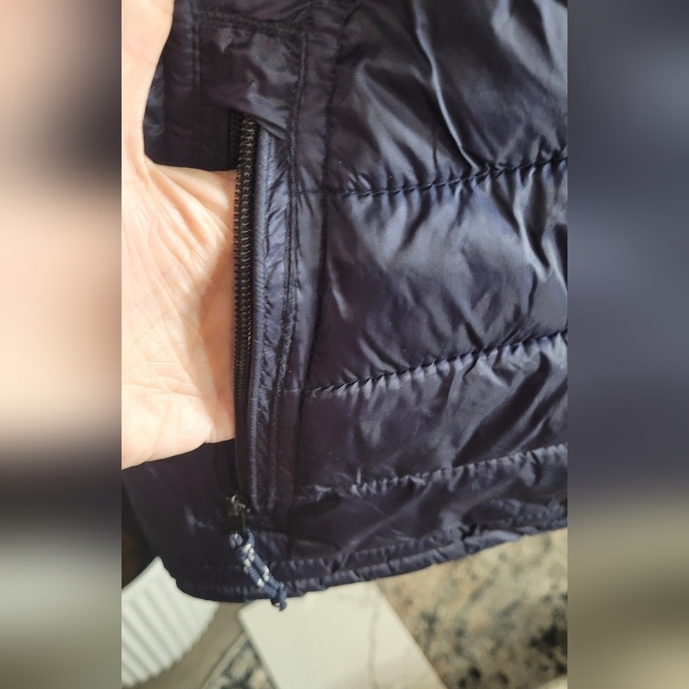 Prince & Fox Navy Zip Up Quilted Vest Small - Picture 4 of 7